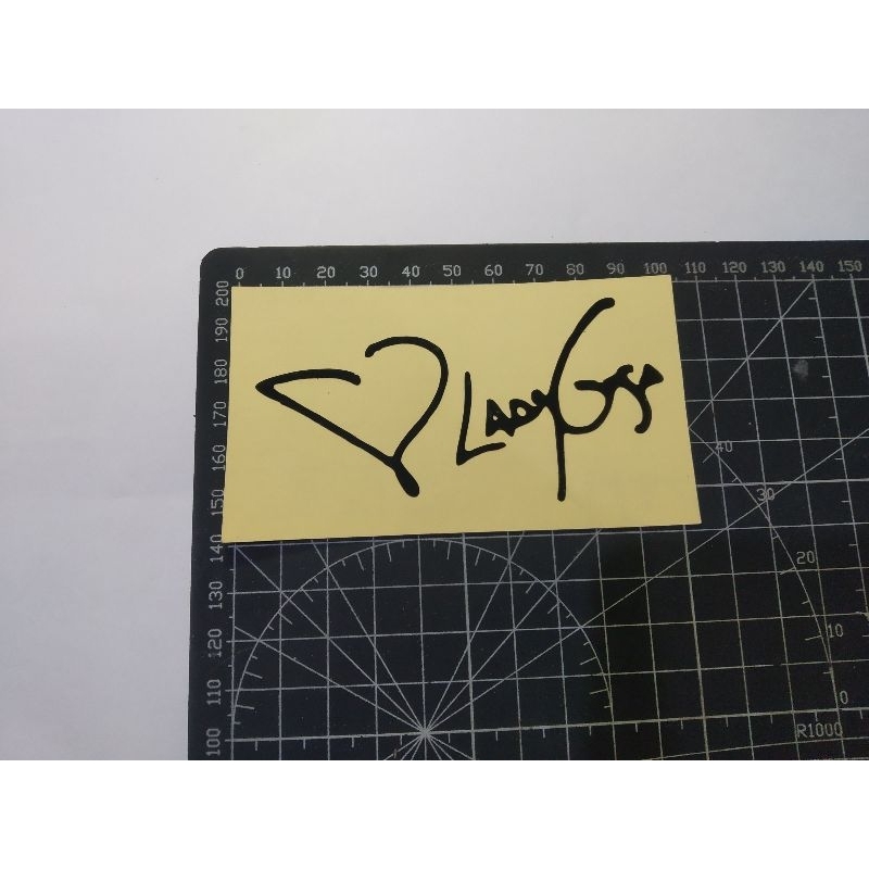 

stiker cutting lady gaga