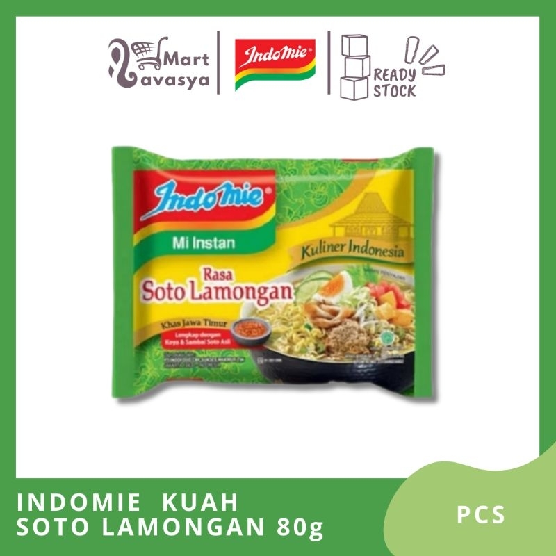 

INDOMIE KUAH SOTO LAMONGAN 80g - 1 PCS - KOTA BANDUNG - LAVASYA MART