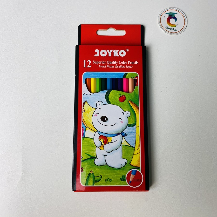 

Pensil Warna Kualitas Super JOYKO 12 Warna Panjang Color Pensil