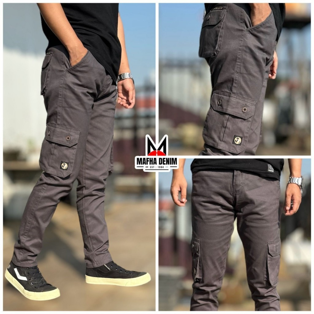 VD -  celana panjang cargo pria celana santai /  Celana Cargo Panjang Pria Army / Celana Cargo Kargo
