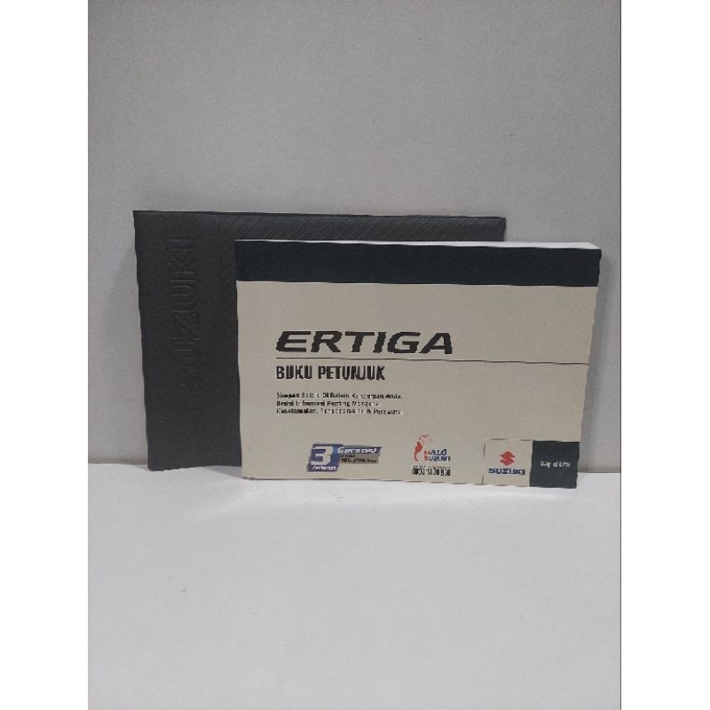 BUKU MANUAL BOOK BUKU PEDOMAN PEMILIK MOBIL SUZUKI ERTIGA  2012-2018 ORIGINAL + TAS SUZUKI