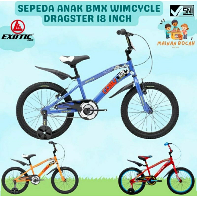 Sepeda BMX Wimcycle Dragster 18inch