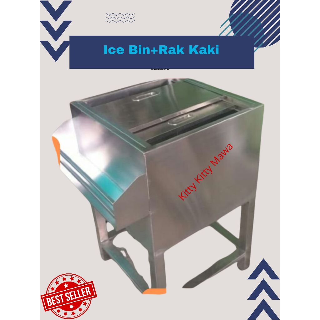 Ice Bin Plus Rak Kaki/Ice Box/Tempat Es Batu