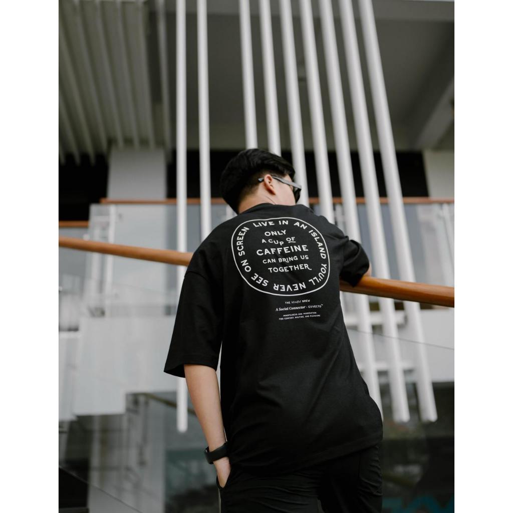 EXVECTO T-SHIRT - CAFFEIN BLACK