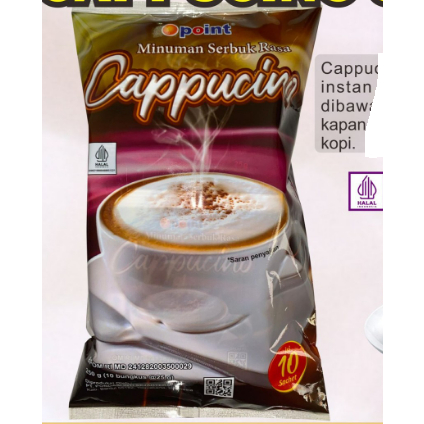 

POINT MINUMAN SERBUK RASA CAPPUCINO 25 GR*10