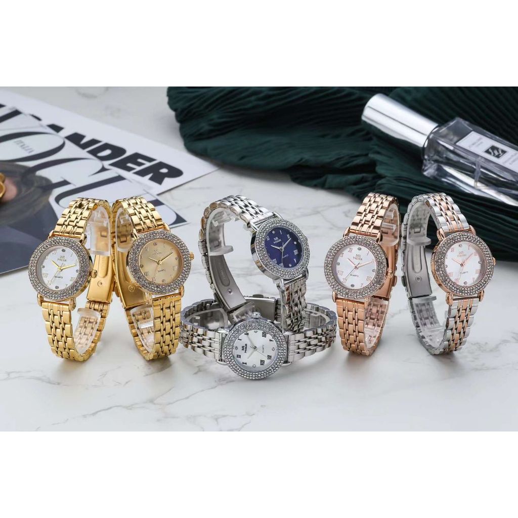 MK MIKE JAM TANGAN WANITA/FREEBOX+BATTERAI CADANGAN/8429