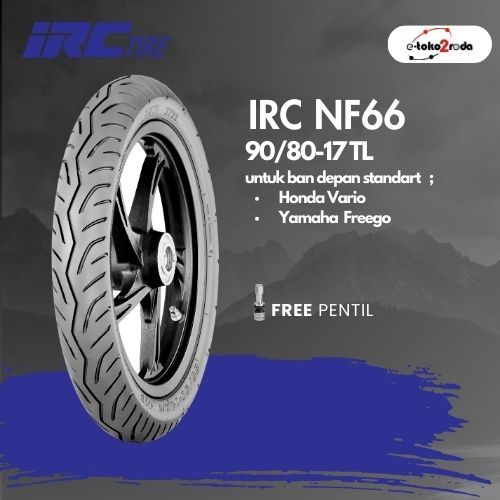 BAN IRC TUBELESS NF66 90/80 RING 17