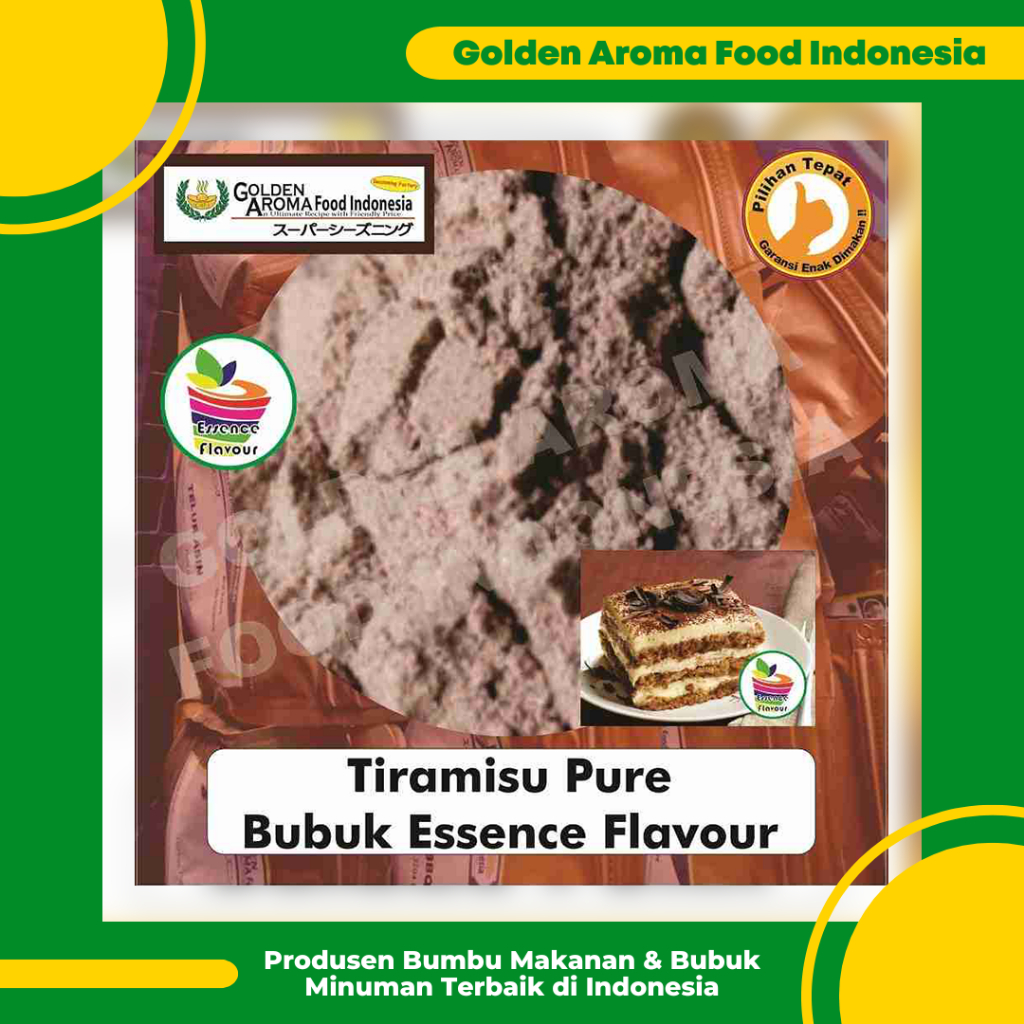 

Bubuk Tiramisu Pure Efe 1/2 Kg Essen Flavor Ekstrak Tiramisu Murni 500 Gram Tanpa Gula Flavour Essence Flavour Extract GAFI Buat Makanan dan Minuman Roti Kue Bolu Wangi Terbaik yang Bagus Bandung Jakarta Surabaya Review Suwir Nasi Bejek Umpan Pelet Band