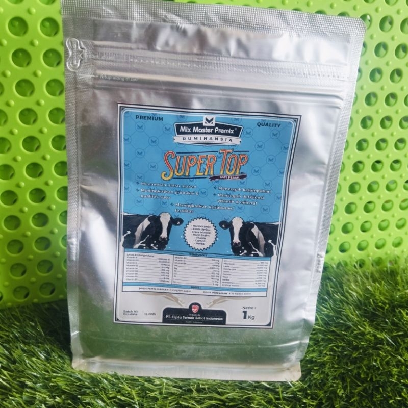 Premix Super Top Induk PERAH 1 kg Sapi, kambing, domba Induk Perah campuran pakan