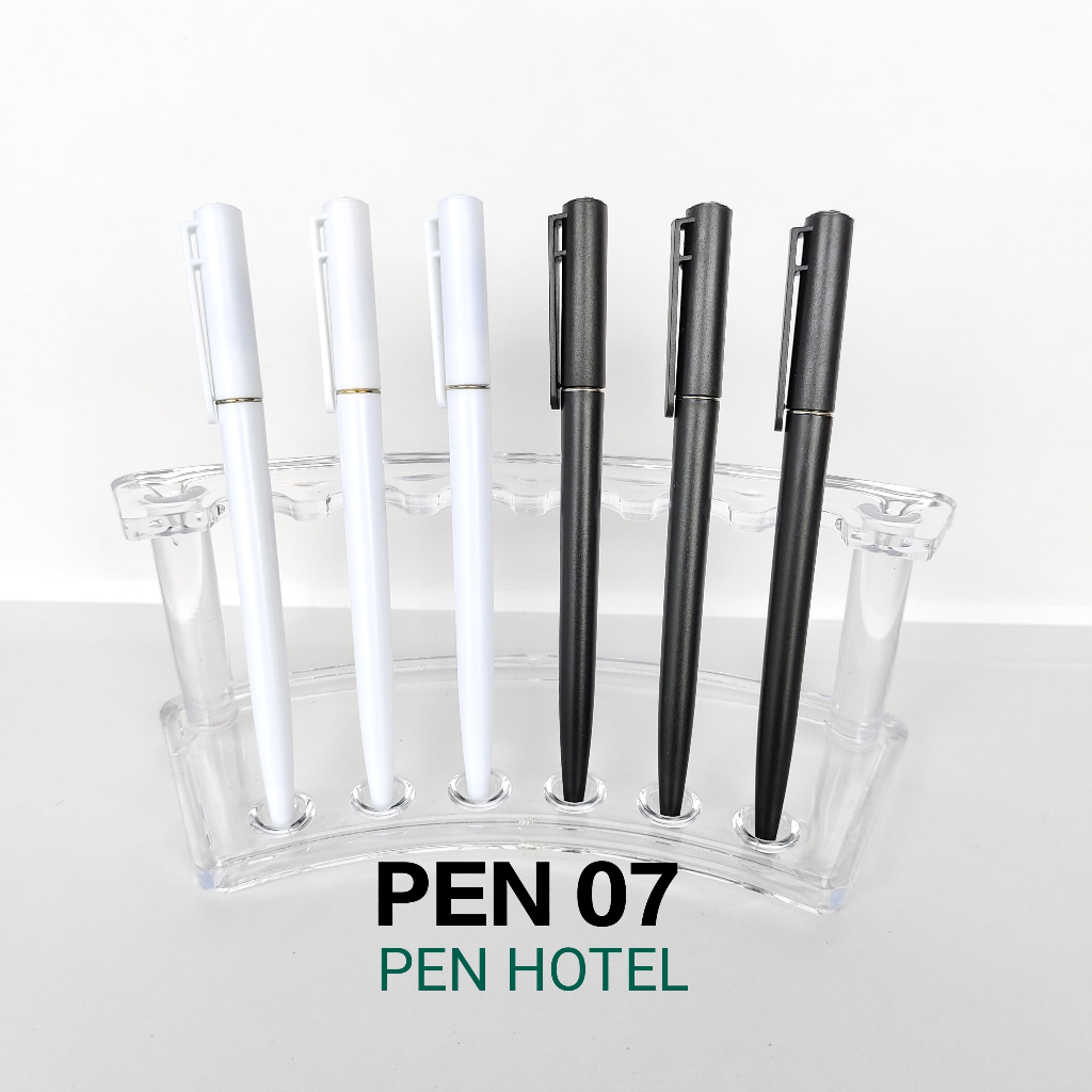 

Pen 07 / Pen Promosi Hotel 03 Tipe Putar / Pena Ballpoint / Pena Polos Murah