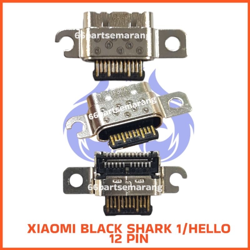Konektor Cas Connector Charger Xiaomi Black Shark Hello / 1 / 2 / 2 Pro / 3 / 3S / 3 Pro Plug Xiaomi