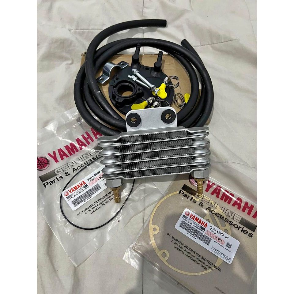 Paket Set Pendingin Oli Oil Cooler Yamaha Mio Sporty, Mio Smile, Yamaha Nouvo, Mio Soul Karbu