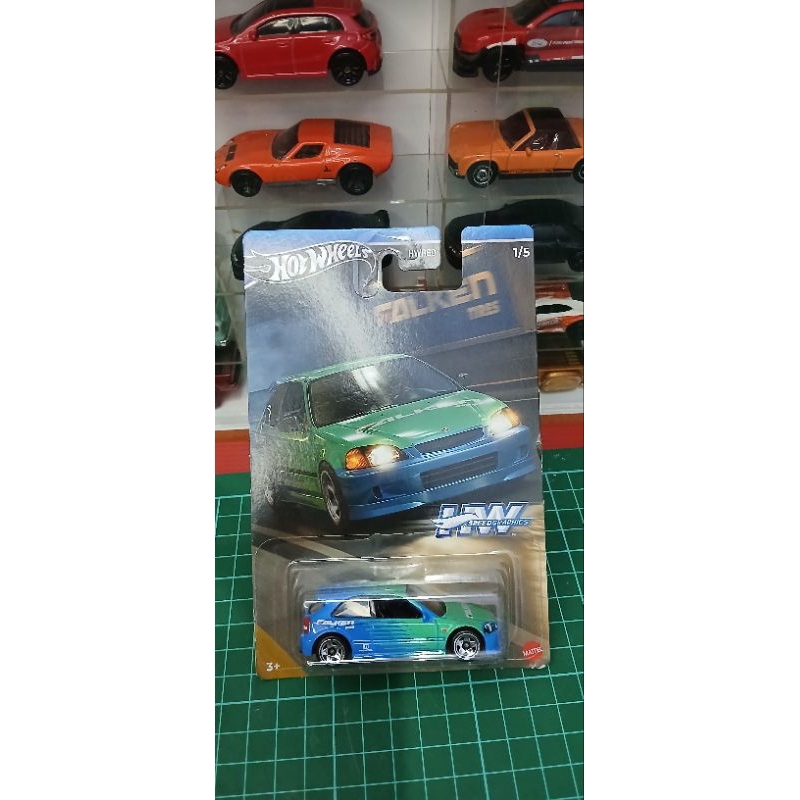 Hot Wheels - 99 Honda Civic Type R [EK9]/Civic Falken HW Speedgraphics