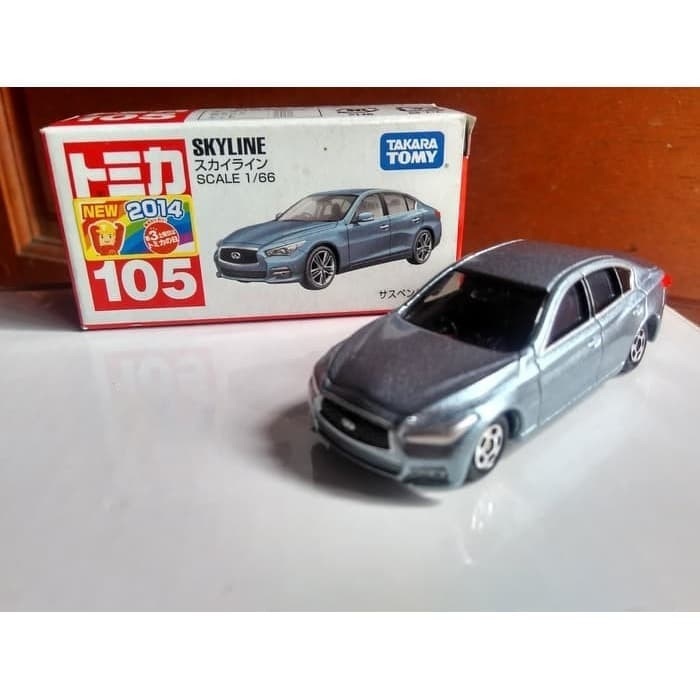 Tomica No 105 Skyline Diecast miniatur mobil Takara Tomy