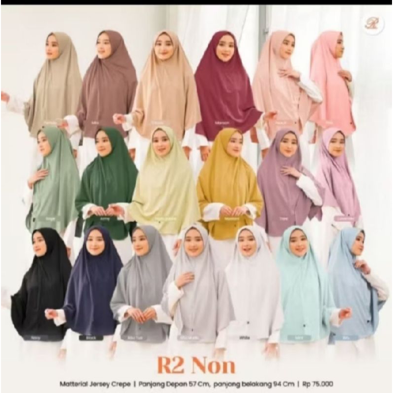 Rivantie Hijab R2 Non Pad
