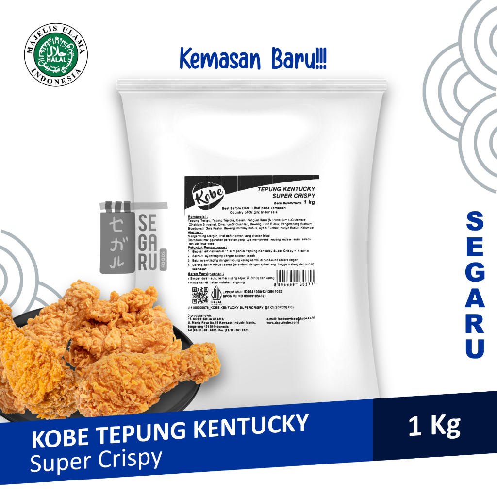 

KOBE Tepung Kentucky Super Crispy | Kobe Tepung Ayam Goreng Renyah 1Kg