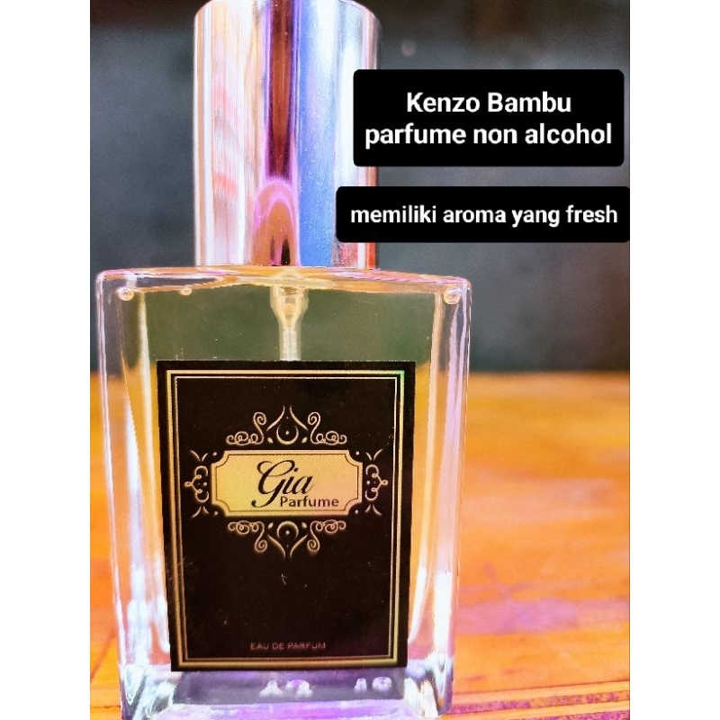 Kenzo Bambu parfum fresh tahan lama (100ml free 15ml)