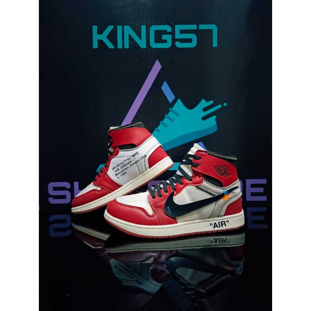 Sepatu AJ 1 Chicago x Off White size 43