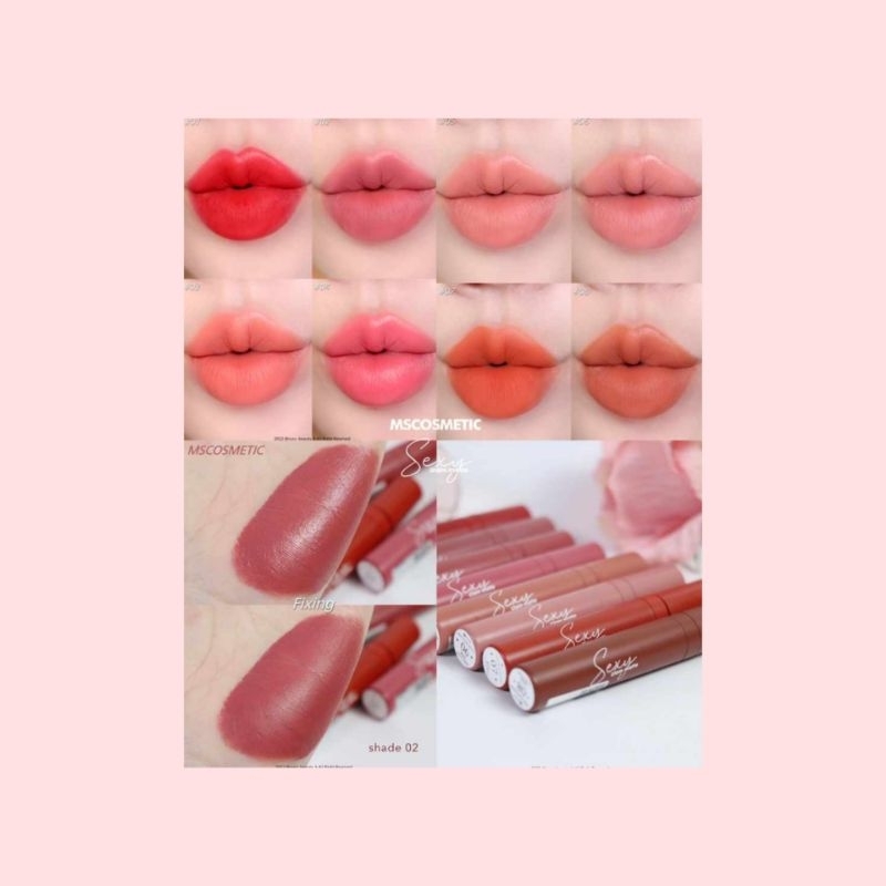 MS GLOW SEXY GLAM MATTE / Lipstik Ms glow