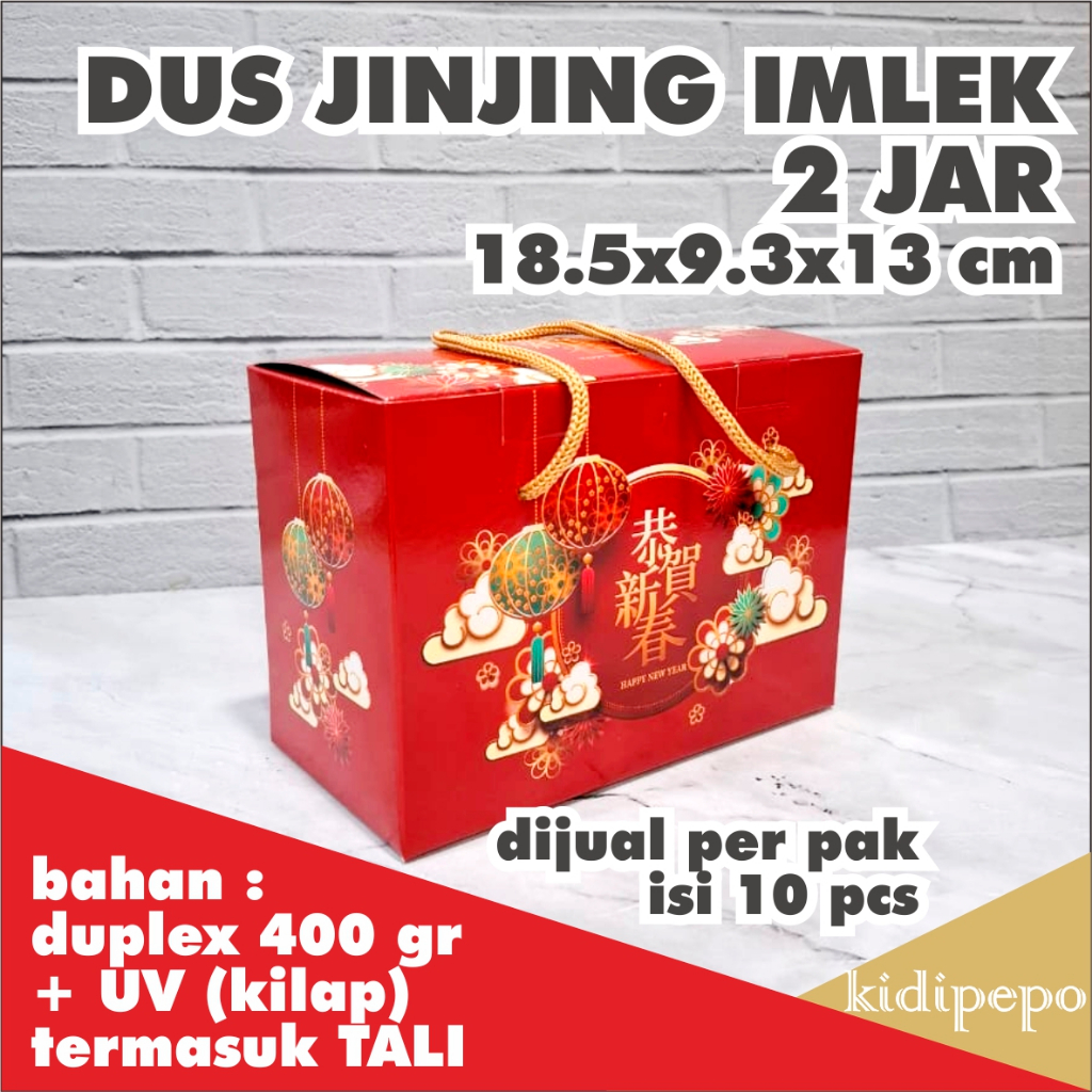 

DUS JINJING IMLEK CNY 2 JAR 18.5X9.3X13 CM (ISI 10)