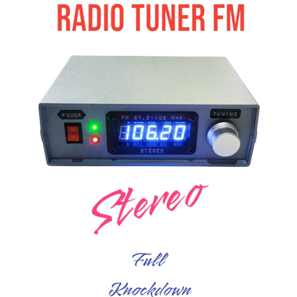 RADIO TUNER FM STEREO + FREQUENCY COUNTER 5 DIGIT