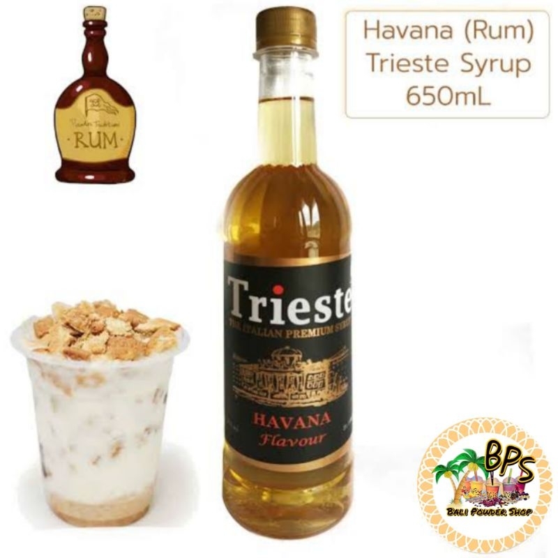 

Sirup Trieste Havana Rum di denpasar bali