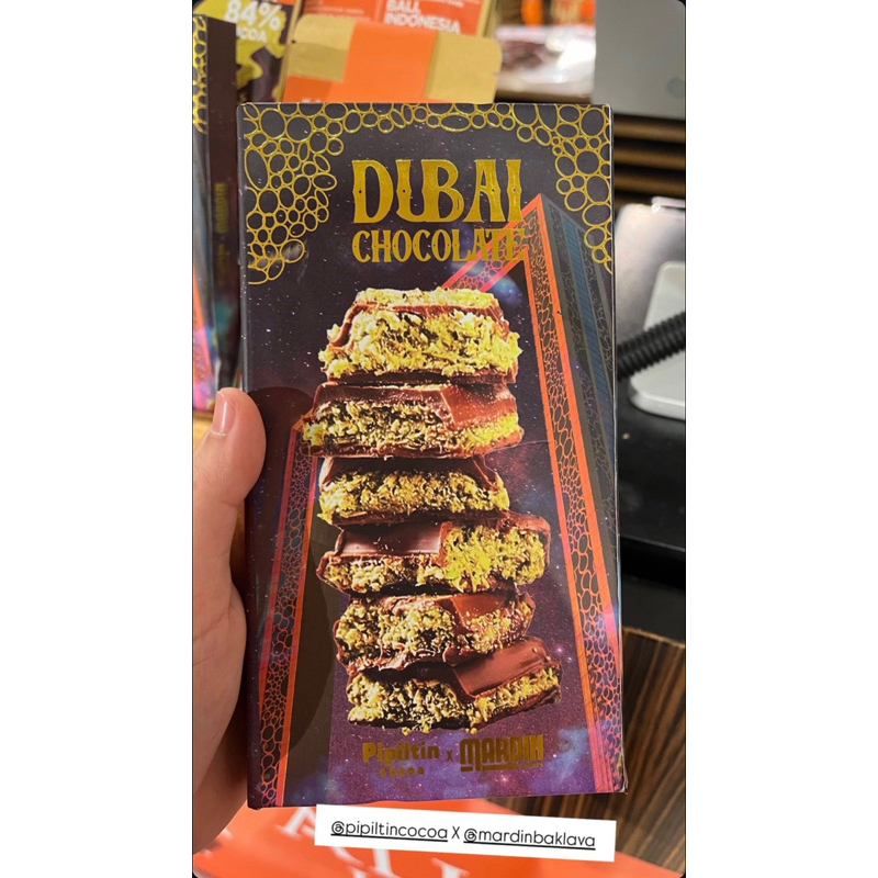 

READY STOCK SIAP KIRIM Coklat Dubai by Pipiltin Cocoa X Mardin Jakarta