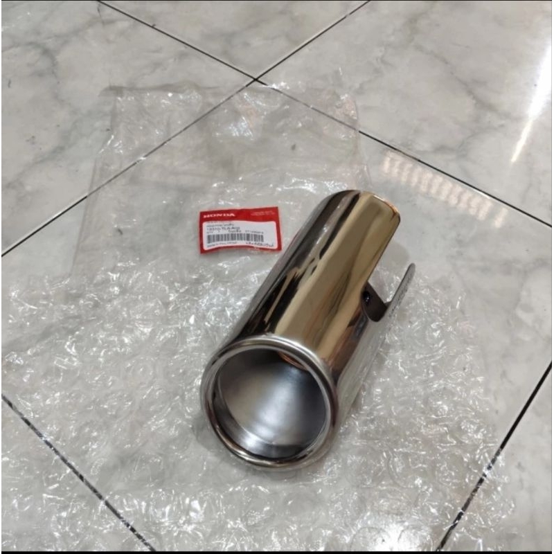 Muffler finisher cover ujung knalpot CRV turbo 2018 2019 2020 2021 2022 ori