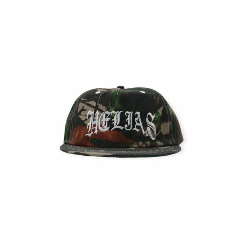 Topi 6 Panel Crack Camo Contrast Sticth - Helias Arkein
