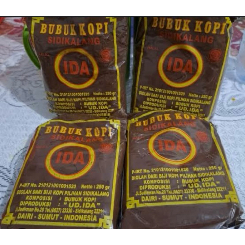 

kopi bubuk asli 100% kopi robusta kopi nikmat HALAL 250