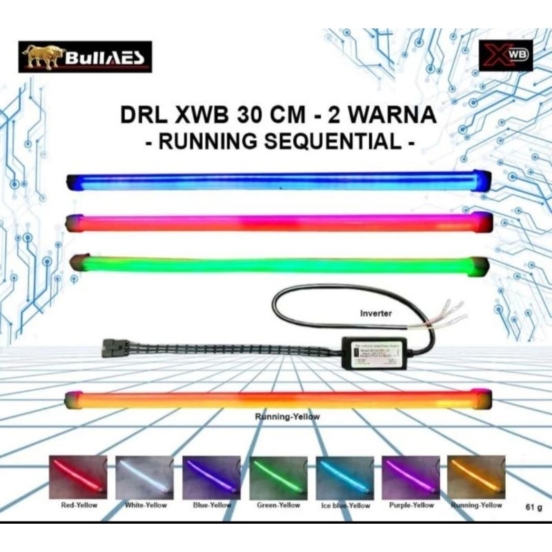 DRL Flexible XWB 30CM 2Mode Running Sein