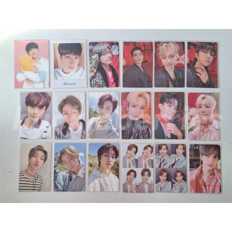 Seventeen Jun, Wonwoo, The8, Dokyeom, Seungkwan Photocard Trading Card - FML Deluxe, Going Magazine,
