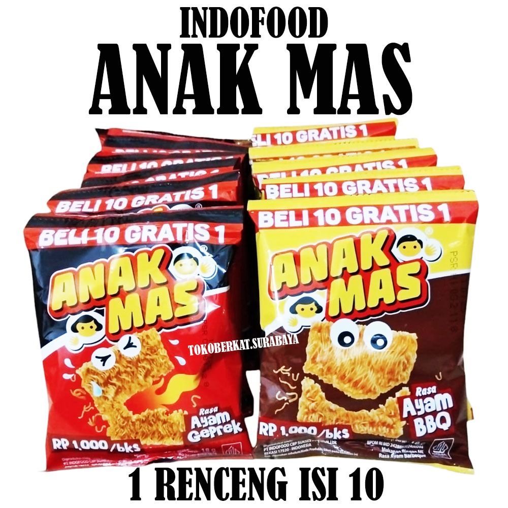 

INDOFOOD ANAK MAS RENCENG ISI 10