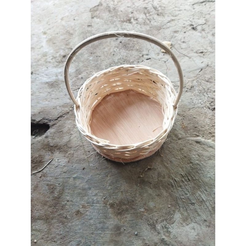 Keranjang parcel mini Rotan