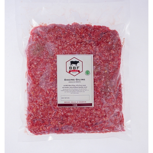 

DAGING SAPI GILING BBF MINCED GROUND BEEF FAT DAGING CINCANG PREMIUM DAGING GILING BERLEMAK