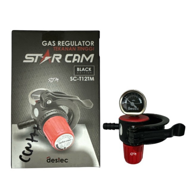 STARCAM Regulator Gas Tekanan Tinggi / Putar SC-T12TM
