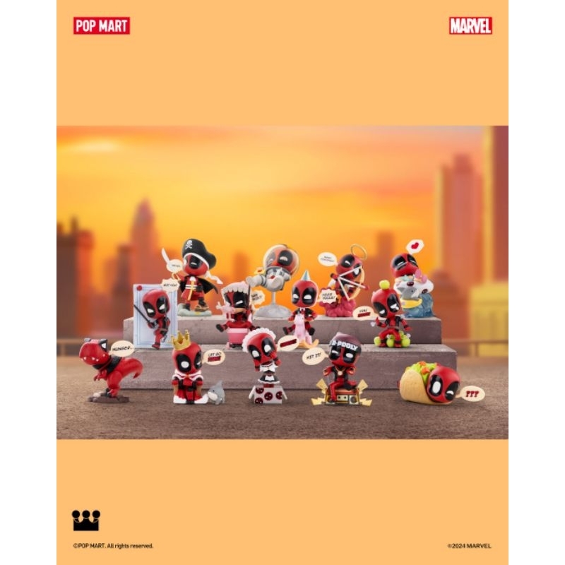 (Readystock) Pop Mart - Marvel Deadpool Series Figures