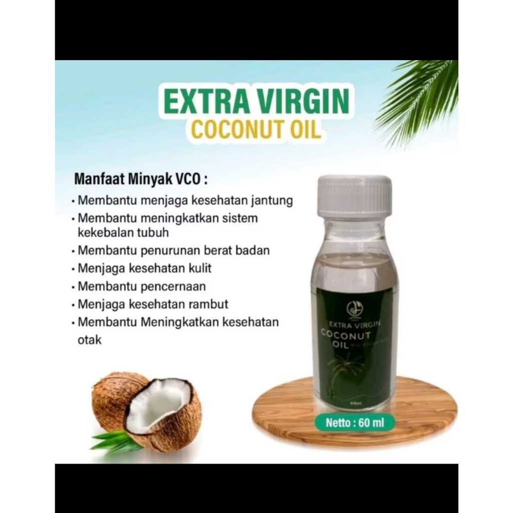 

Minyak Kelapa Murni 100% VCO Lathisa 60Ml