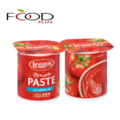

Leggo's Triple Concentrate Tomato Paste Tub No Added Salt 140 g (Pack of 2)