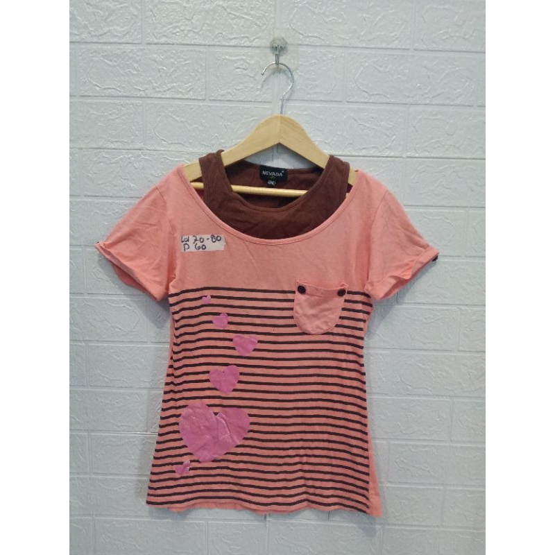 kaos Nevada anak / kaos nevada anak perempuan / kaos nevada preloved / pl second
