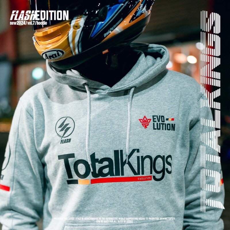 HOODIE TOTAL KINGS NEW FLASH PREMIUM ORIGINAL | LIMITED EDITION