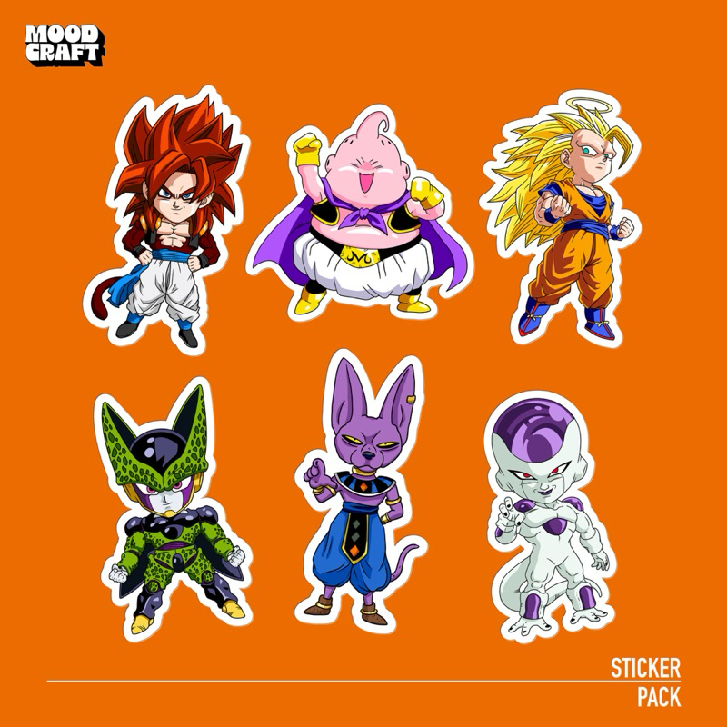 

Dragon Ball Z - Sticker Vinyl Pack - Stiker Laptop Anime | SP - 043