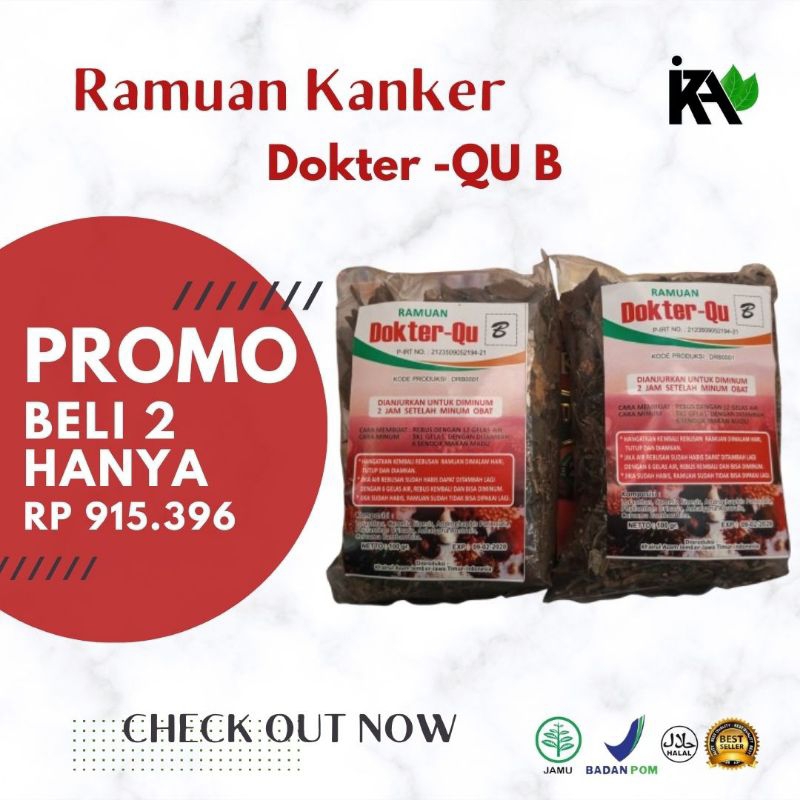 

PAKET 1 RAMUAN DOKTER-QU B / JAMU KANKER / JAMU TUMOR / RAMUAN TUMOR GANAS