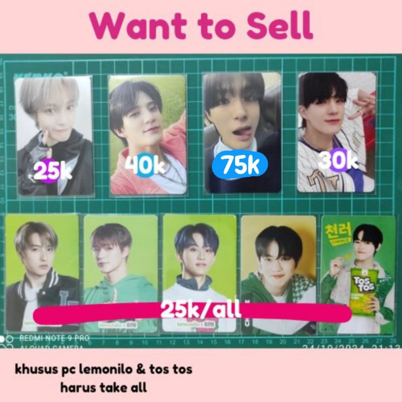 [OFFICIAL] PHOTOCARD PC NCT DREAM JENO MARK RENJUN CHENLE LEMONILO TOSTOS NCT 2021 UNIVERSE