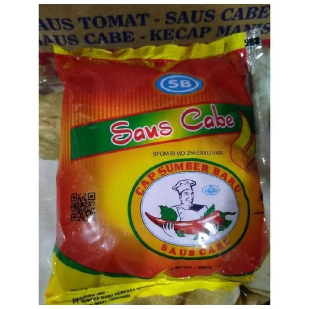 

Saus cabe sumber baru SB kemasan sachet