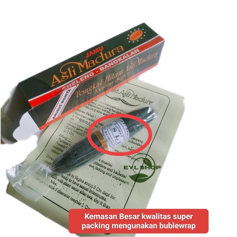 Tongkat Asli madura jokotole hitam kualitas super ( Khusus Wanita)