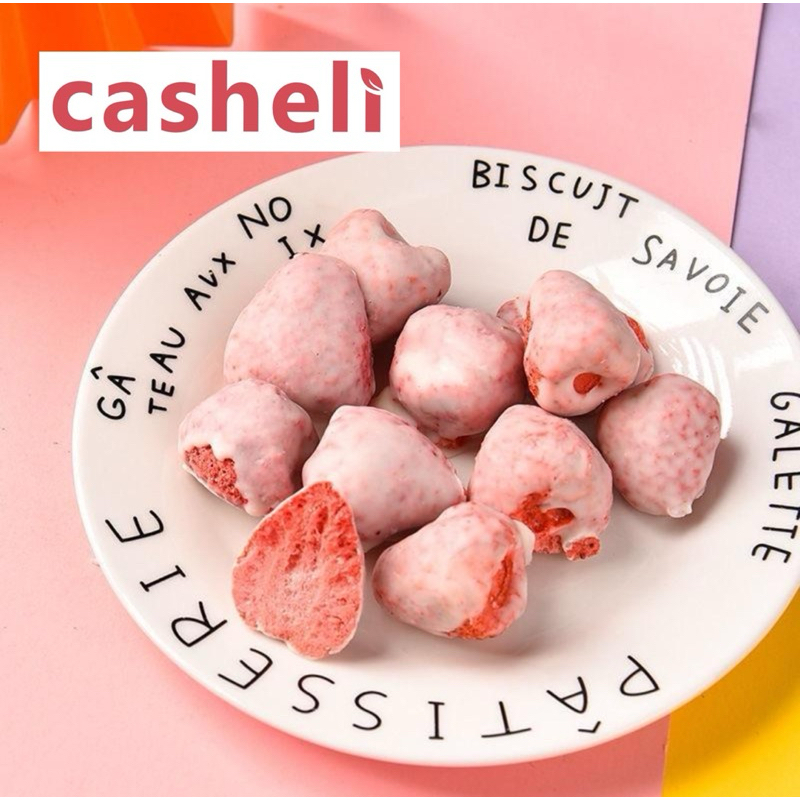 

QH casheli Crispy Stroberi Chocolate Freeze-dried Strawberry 55g
