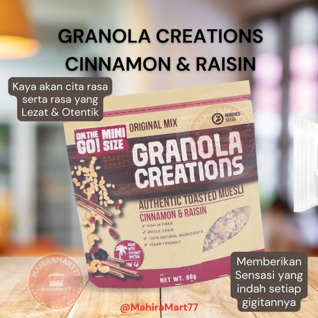 

60gr Granola Creations On The Go Mini Size