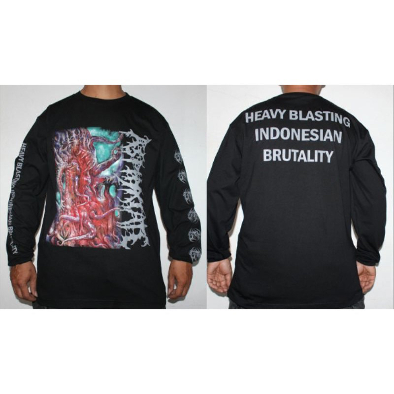 ASPHYXIATE heavy blasting indonesian brutality art- LONGSLEEVE LS original Official released By hade