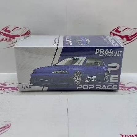 Pop Race Pandem Honda Civic EG6 Metallic Blue